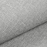 Heko Panels Stoff Meterware Torino Stoffe Zum Nähen Möbelstoff Polsterstoff Möbelstoffe Bezugsstoff Für Möbel Stühle Ecksofa Eckbank Sofa Blickdicht Grau Silber