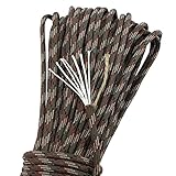 Ganzoo Paracord 550 Seil, Feuer-Starter Cord, Fire-Paracord, Outdoor Survival firecord