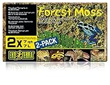Exo Terra Forest Moss, 100% natürliches Moos, Waldmoos, tropisches Terrariensubstrat, 7L, 2er Pack