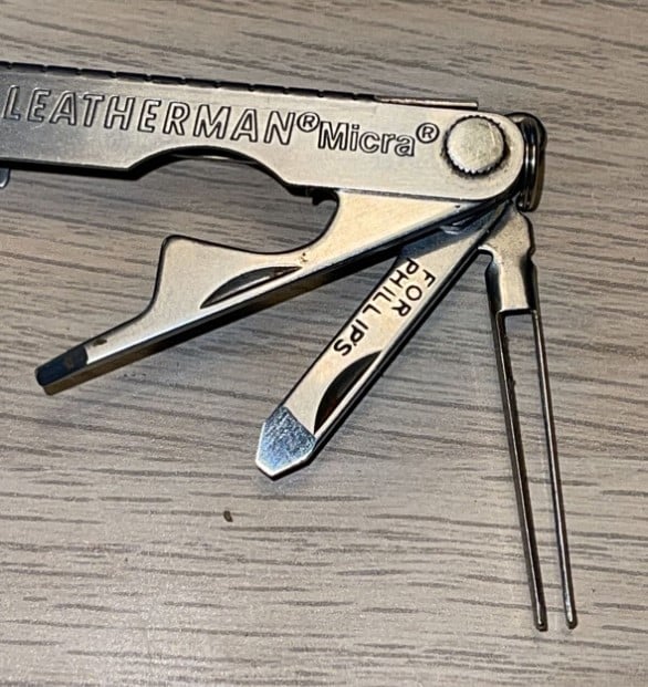 Leatherman Micra Multi-Tool – Made In USA, Excellent Condition, 10 Tools, Keychain Size