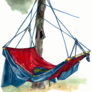 Entdecke die ultimative Freiheit im Camping mit der Hängematte mit Überdachung!