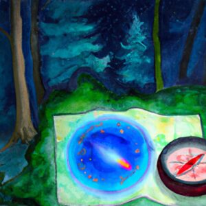 Entdecke die Wunder des Universums mit der faszinierenden Sternenkarte!