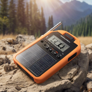 Entdecke das tragbare 4000mAh Solar Kurbelradio AM FM – Dein perfekter Begleiter für Abenteuer!