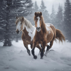 Wie überleben Wildpferde im Winter? Spannende Einblicke in die Strategien der Tiere!