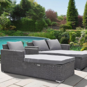 Entspannt im Sommer: Deine Gartenliege Polyrattan Grau für den perfekten Chillspot