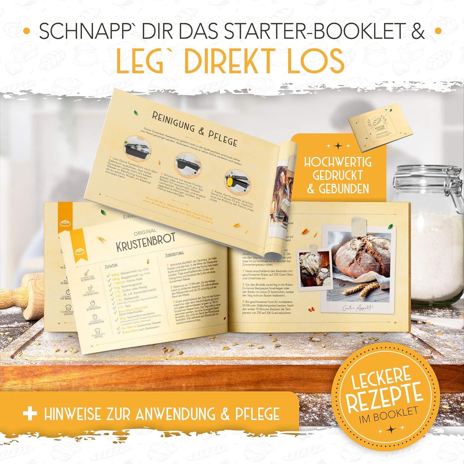"Die besten Gusseisen-Brotbackformen für perfekte Ergebnisse" 4 L1500 .jpg323e