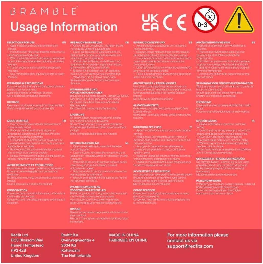 "Die besten Notfallausrüstungen: Rettungsdecken & Ponchos" 6 L1500 .jpgb122