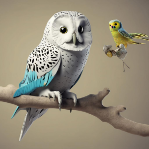 „Faszinierende Tierfiguren: Eulen und Wellensittiche für Ihr Zuhause“