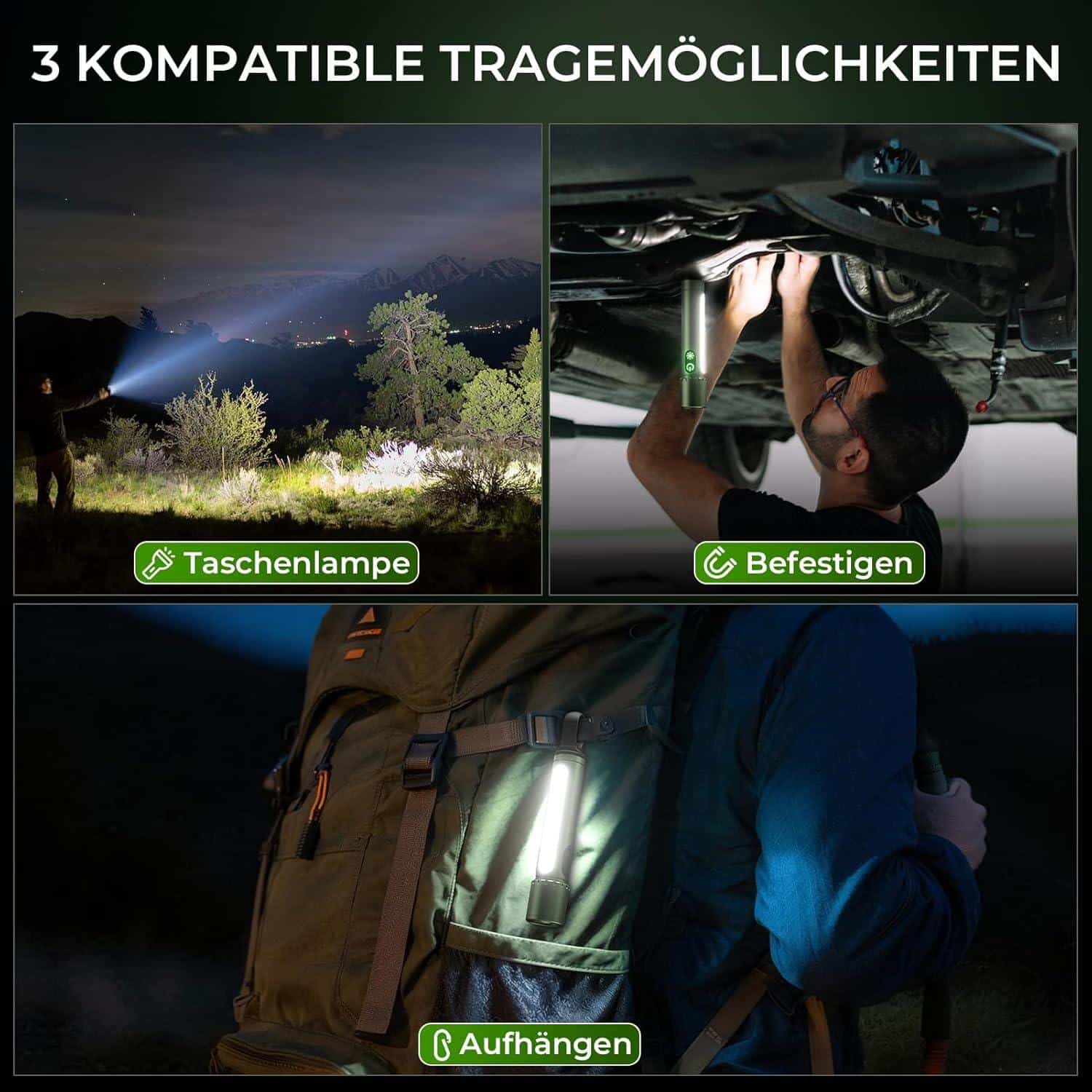 Die besten LED Taschenlampen: Helligkeit, Langlebigkeit & Vielseitigkeit