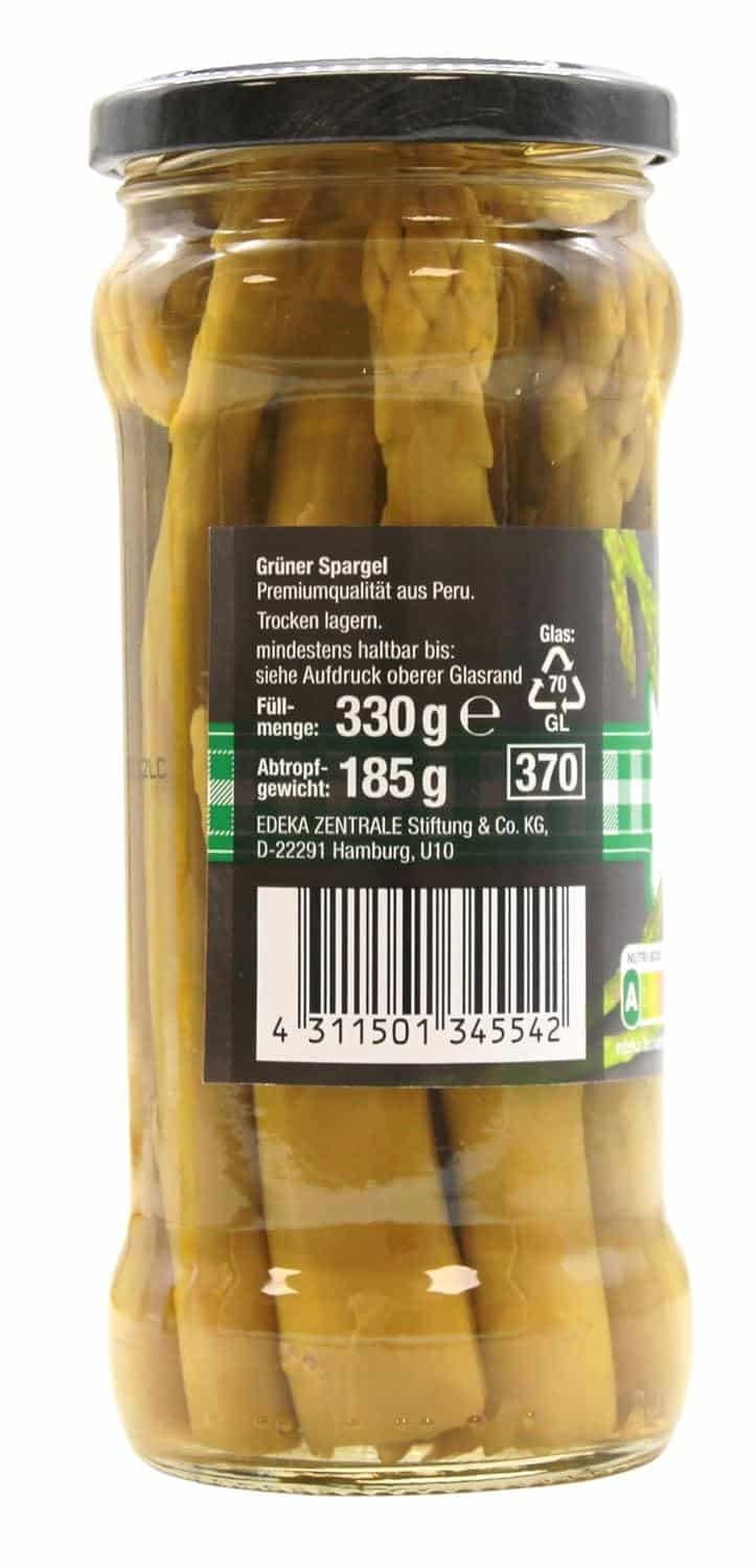 Die besten grünen Spargelprodukte: Edeka & frisch im Test